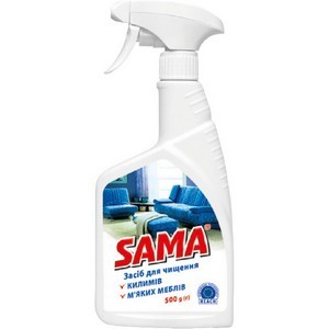 Засіб для чищення килимів та м'яких меблів ТМ "SAMA"
