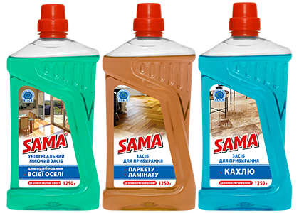 Multipurpose household cleaner TM "SAMA" 