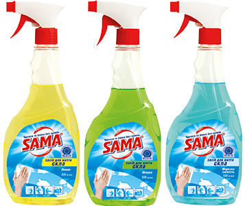 Glass cleaner of Sama TM