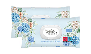 Wet wipes Flowers Florika TM 72 pcs.