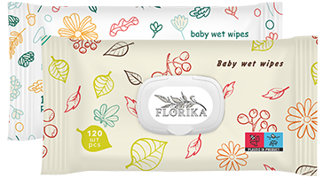 Wet wipes baby TM “Florika” 120 pcs.