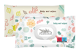 Wet wipes baby TM “Florika” 72 pcs.